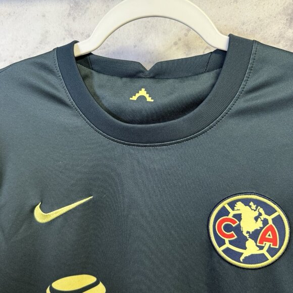 Nike Club America Soccer Jersey Mens Medium Blue Liga MX 21/22 - Picture 3 of 11